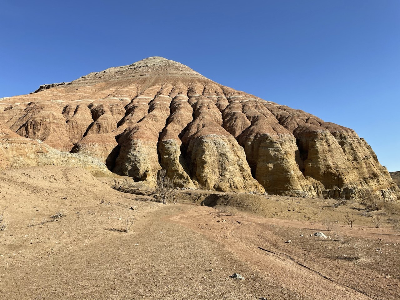 Altyn Emel National Park & Singing Dune Tour route with scenic nature in Kazakhstan