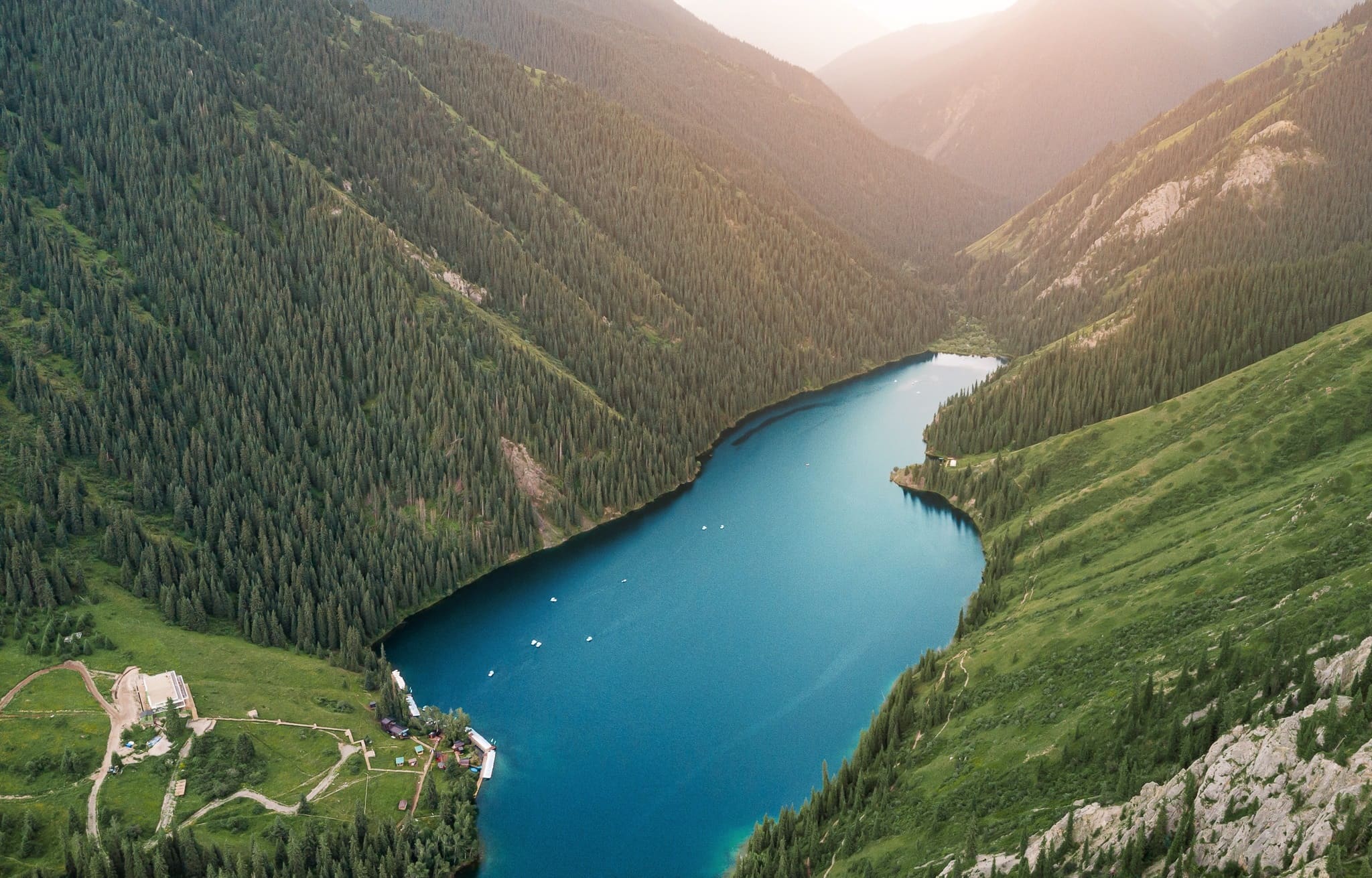 Kolsai · Kaindy · Charyn — Group Tour (6 spots) route with scenic nature in Kazakhstan