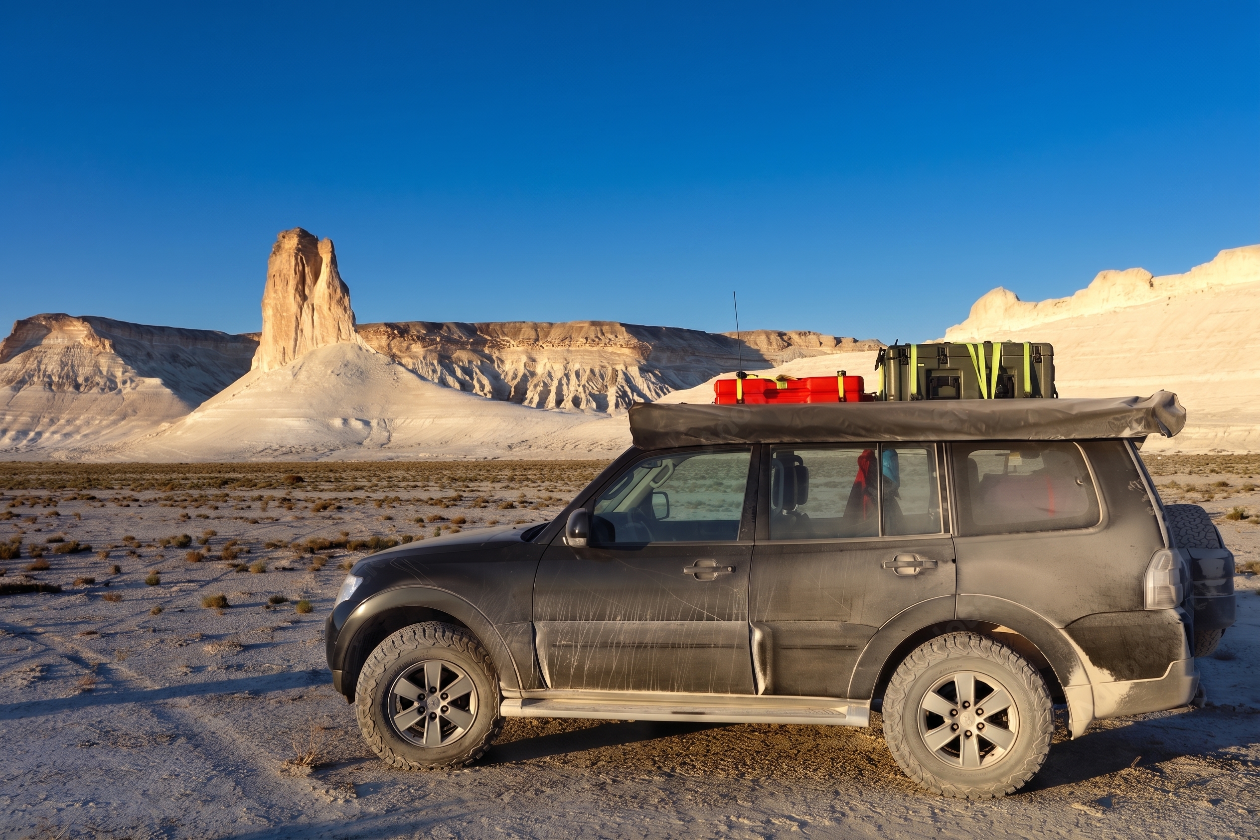 Private Ustyurt & Bozjyra Expedition: Karynzharyk to the Edge of Mangystau Tour route with scenic nature in Kazakhstan