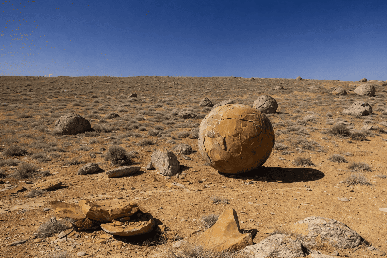 Private 30-Hour Bozjyra Expedition: Overnight Desert Experience Tour landscape in Kazakhstan