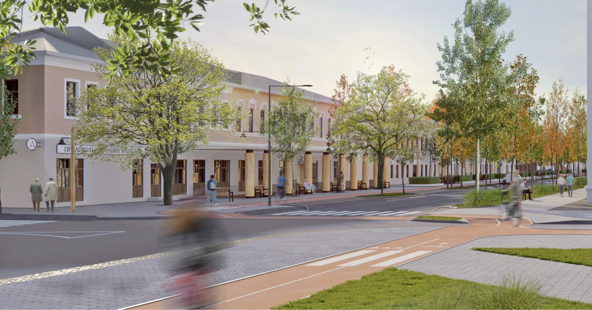 Западный квартал города Углича