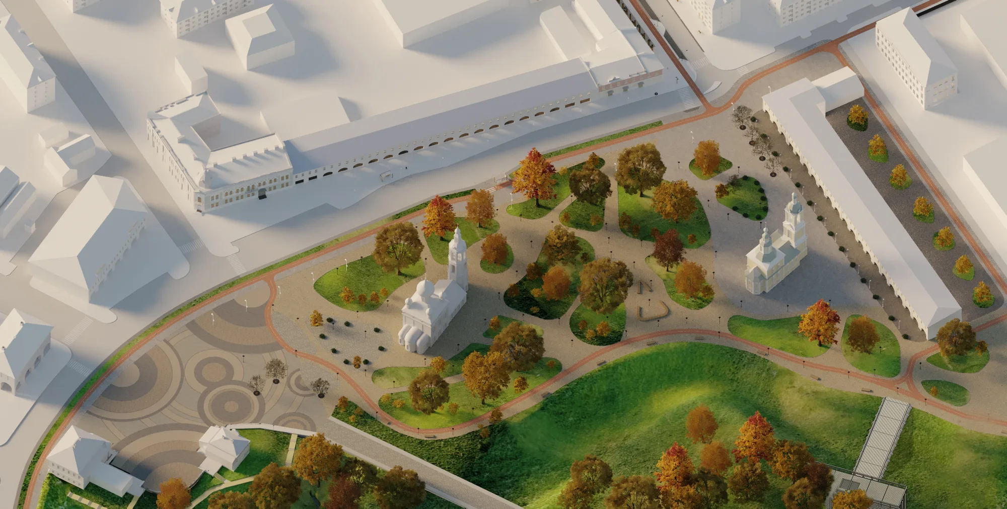 Пеший Углич. Зеленый мастер-план