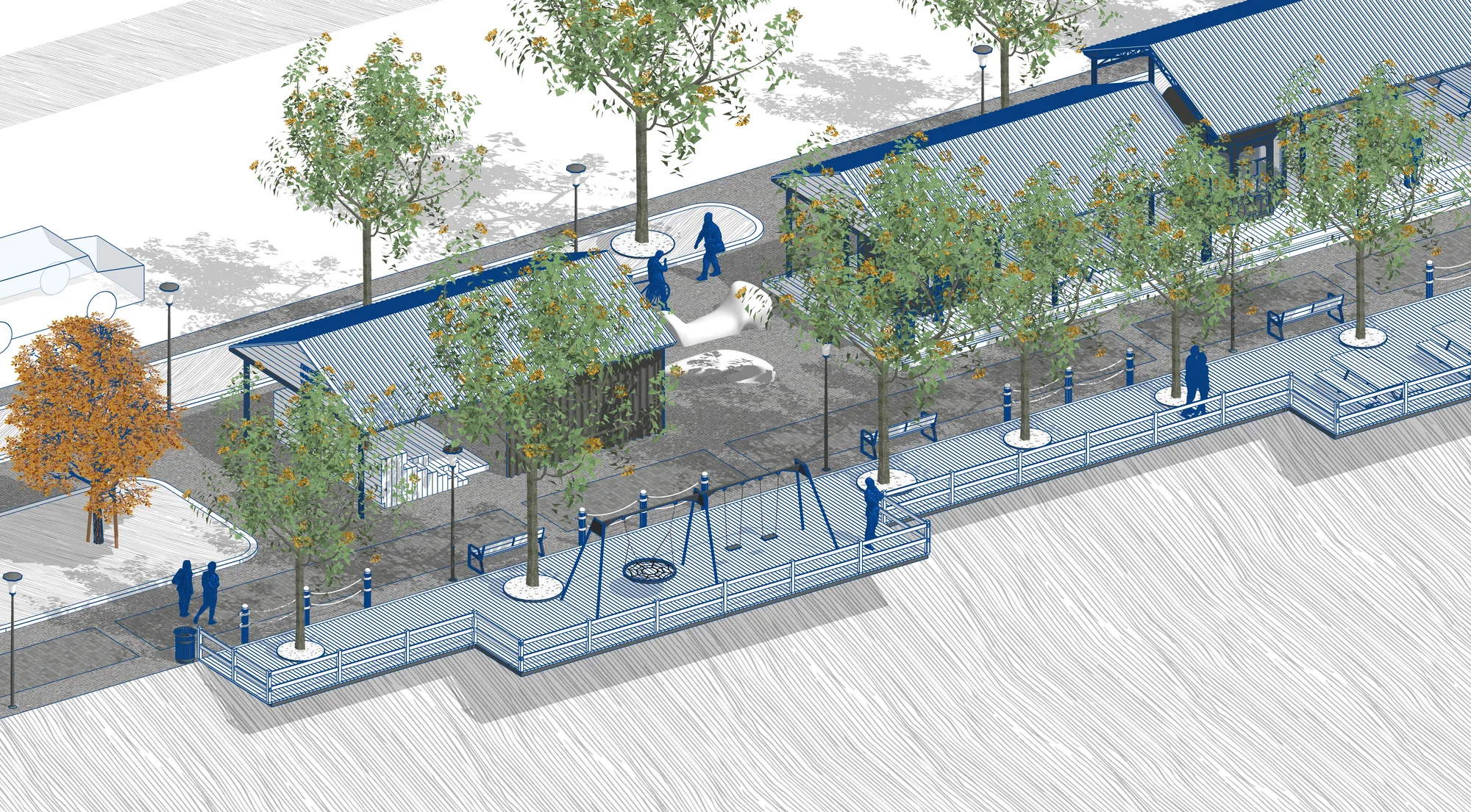 Рыбинск. Бульвар реки Черемухи