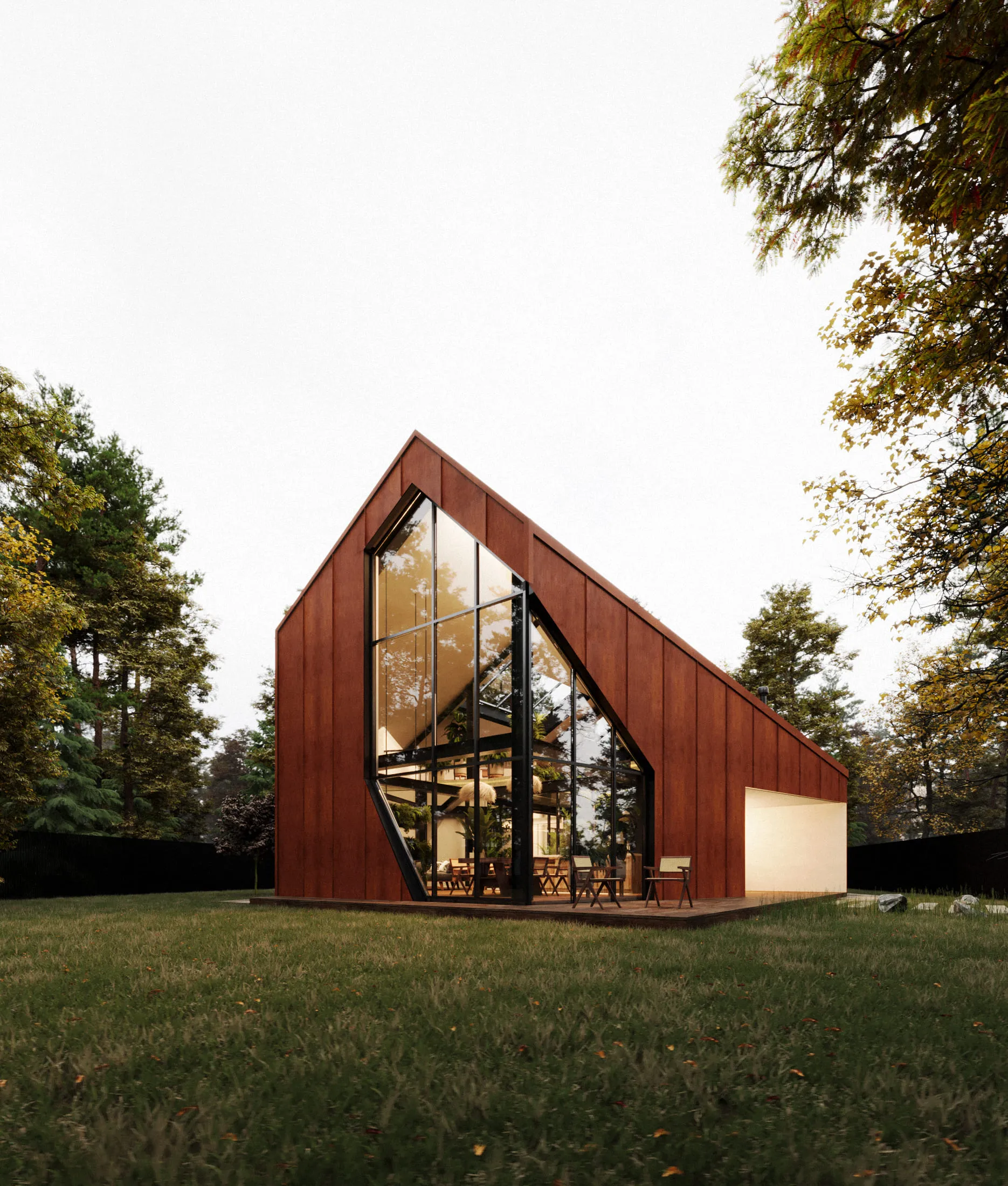 Жилой дом "Uley"/"Ржавый дом", Московская обл.