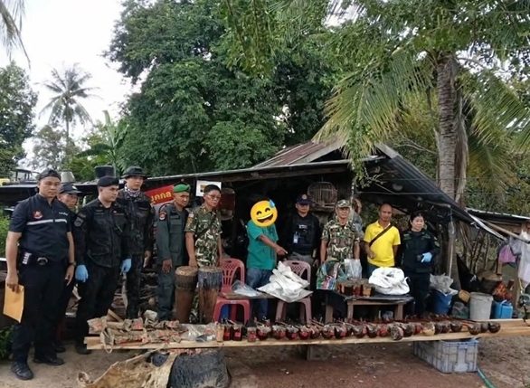Police hold Surin instrument maker over 24 python carcasses | News by Thaiger
