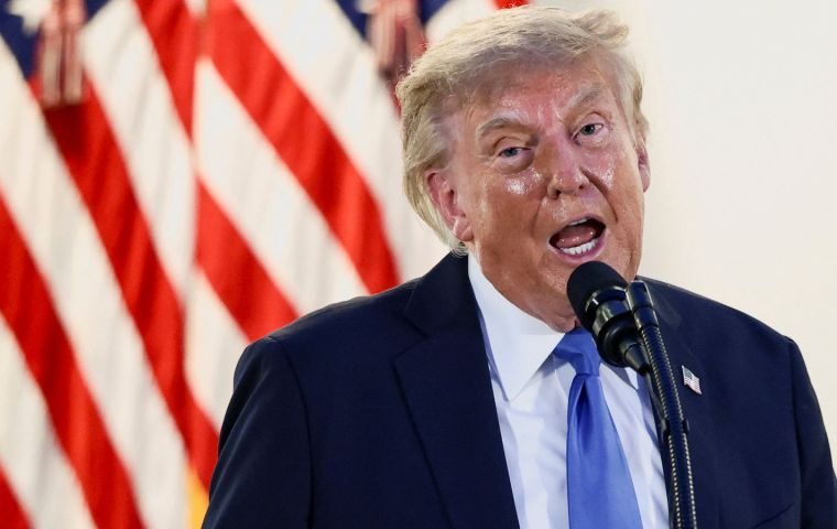 He said he did not know whether they would be willing to travel that far, that it would take “weeks by boat,” and that the United Kingdom has “a little problem with immigration”