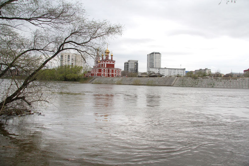 В Кургане Тобол прибавил 15 см за сутки