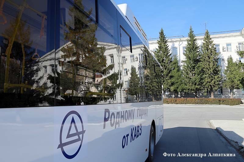 На курганские улицы выходит новый автобус КАВЗ