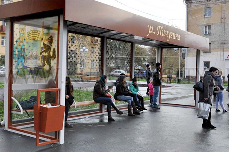 В Кургане появился еще один остановочный комплекс