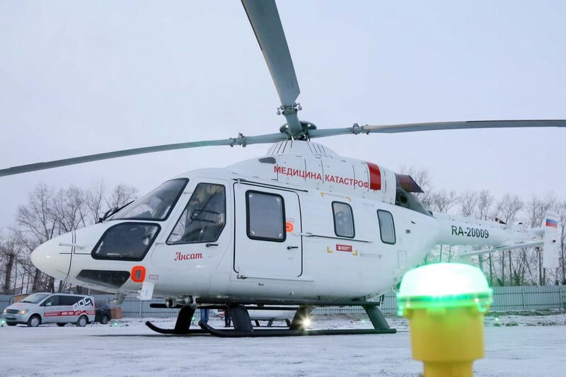 Санитарную авиацию Курганской области высоко оценили специалисты