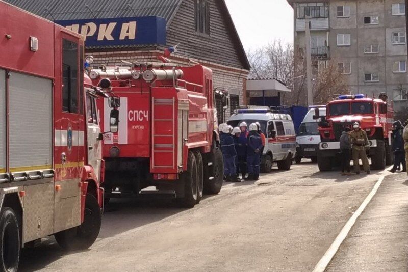 В супермаркете Кургана обрушились перекрытия