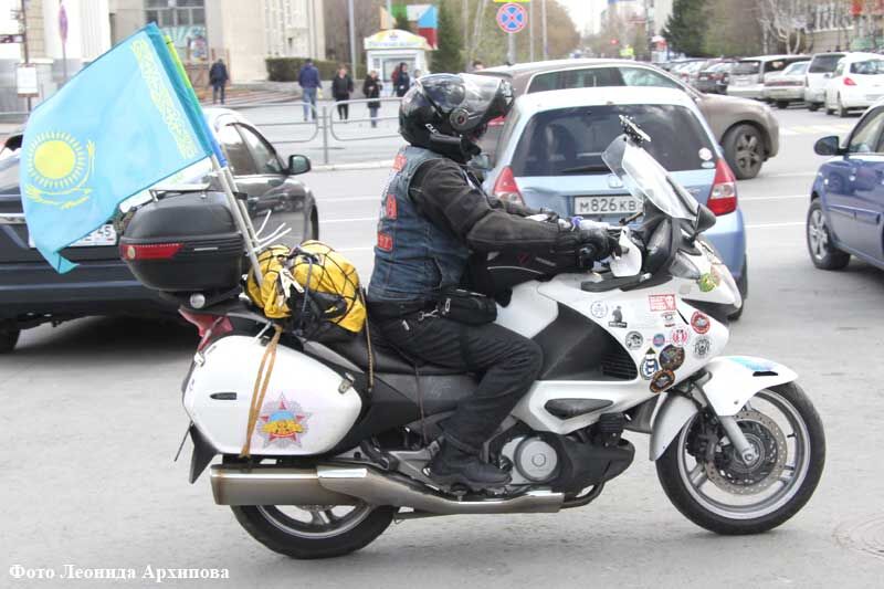 В Курган заглянули байкеры-интернационалисты