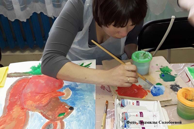 В Зауралье для незрячих людей прошли мастер-классы по живописи