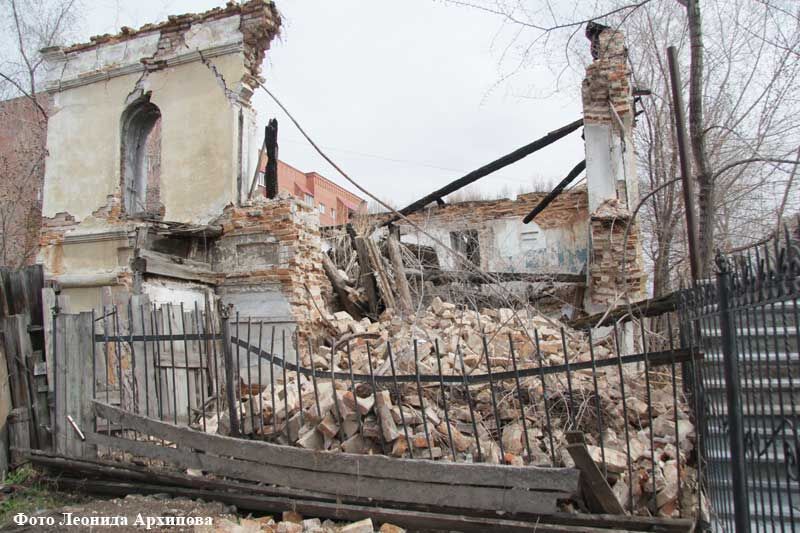 Обрушившееся историческое здание в Кургане забирают у экс-депутата гордумы