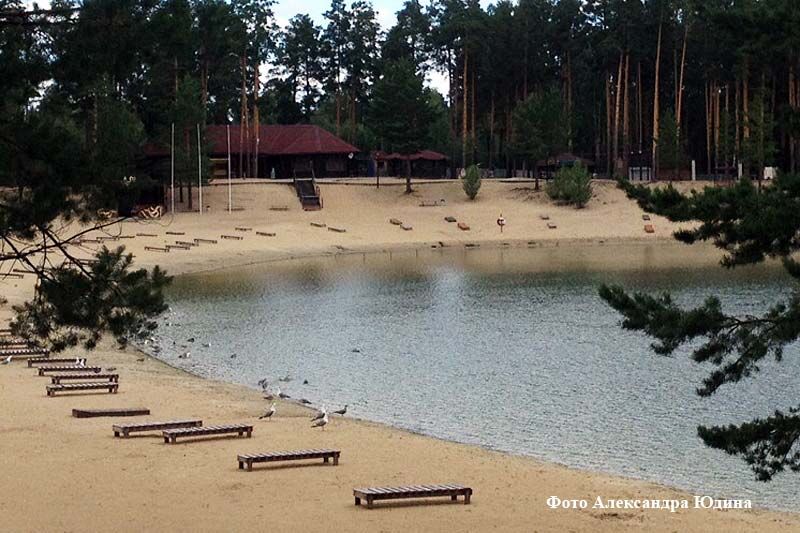 В Кургане на Голубых озерах строят новую базу отдыха