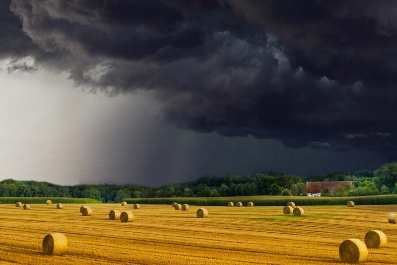 Гроза отключила шесть населённых пунктов Кетовского района
