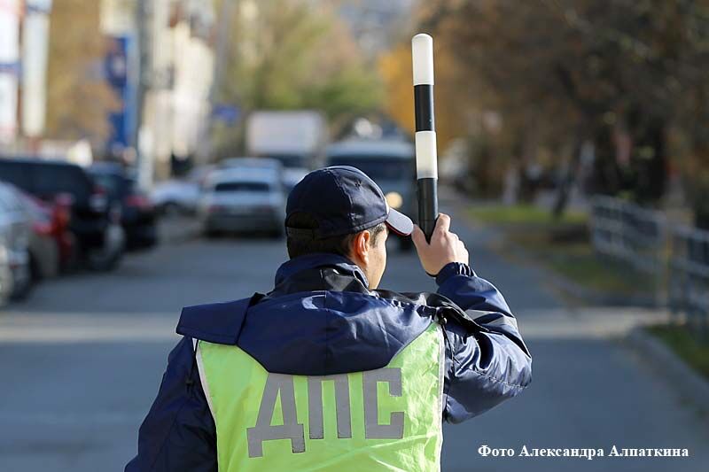 На дорогах Кургана стало больше полицейских