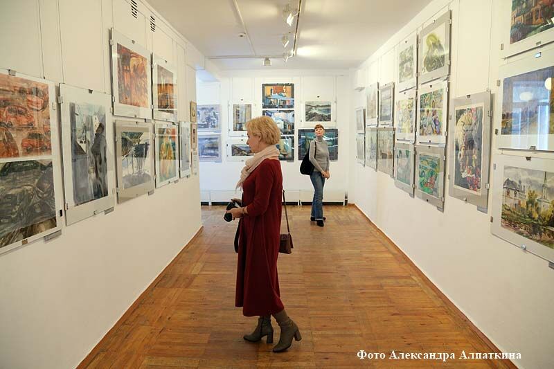 В Курганском областном художественном музее торжественно открылась V Всероссийская выставка акварели