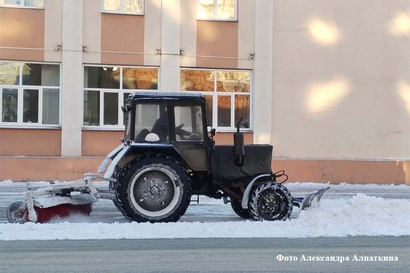 В Кургане приобретена дополнительная техника для очистки улиц от снега