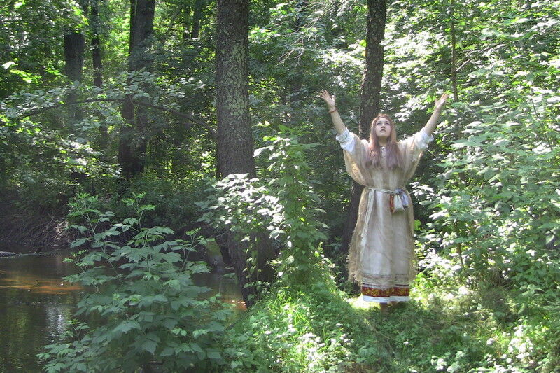 В Кургане сняли фильм про русалок и Перуна