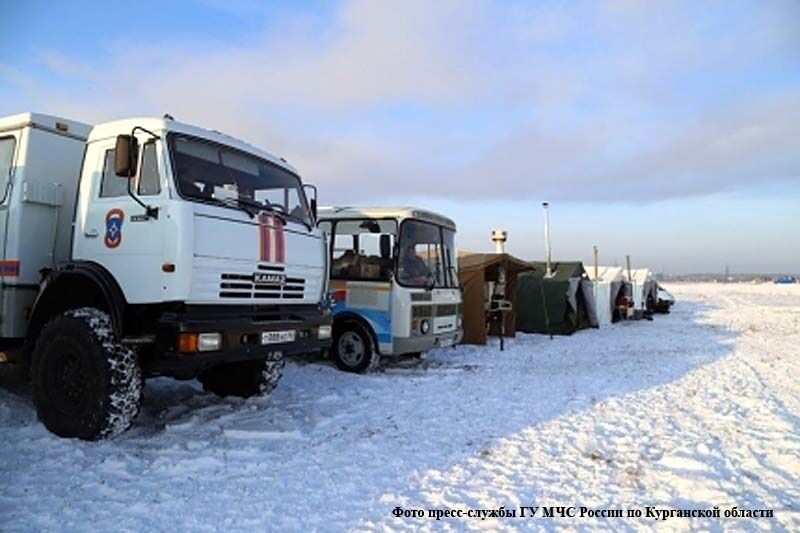 На зауральских трассах развернуты мобильные пункты обогрева