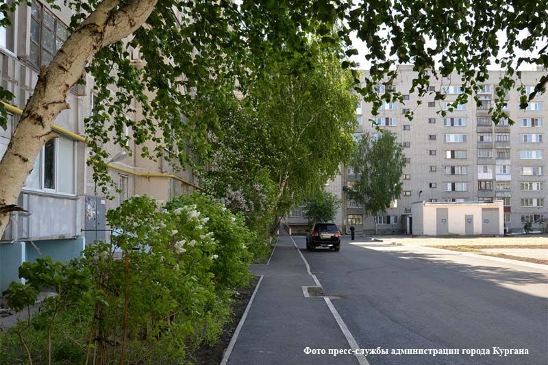 В Кургане продолжается благоустройство улиц и общественных территорий