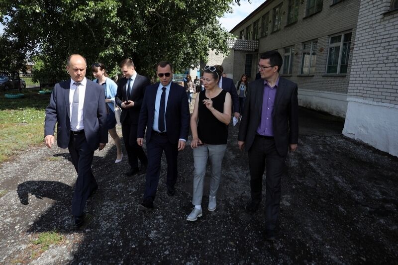 Вадим Шумков посетил село Мокроусово Курганской области