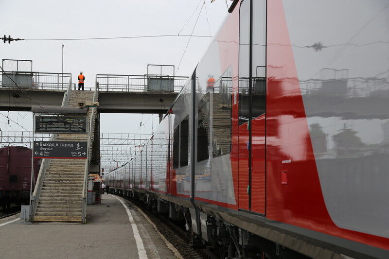 В Курганской области прошел пробный пробег скоростного электропоезда «Ласточка»