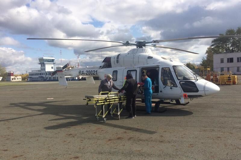 В Курганской области санавиацией эвакуировано 162 пациента