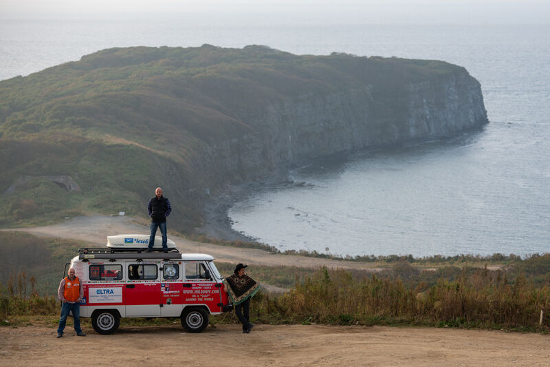 Через Курган проехала необычная экспедиция «На «буханке» вокруг света»