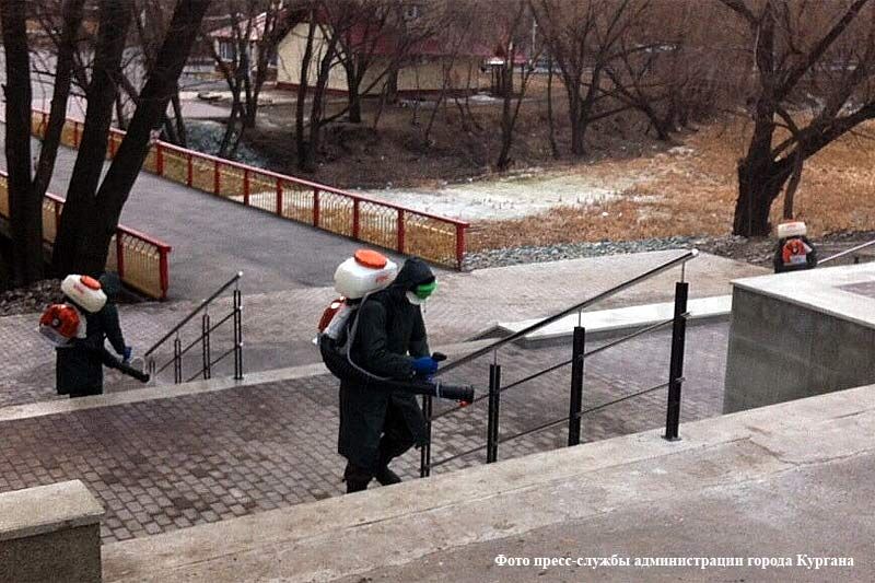 В Кургане закрыты для посещения все парки
