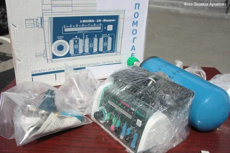 В курганскую больницу № 2 поступило 17 аппаратов ИВЛ