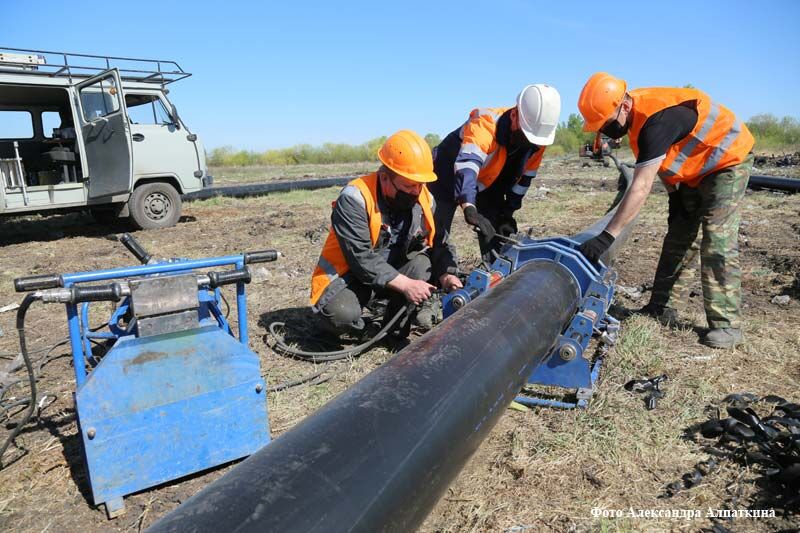 В Восточном микрорайоне Кургана строят централизованную систему водоотведения