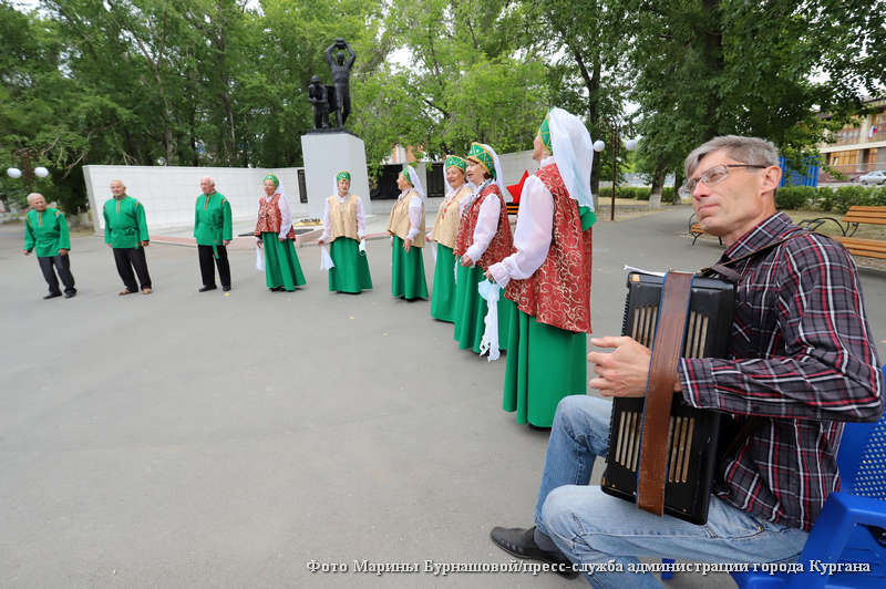 В Кургане прошли праздничные мероприятия в честь первого Парада Победы