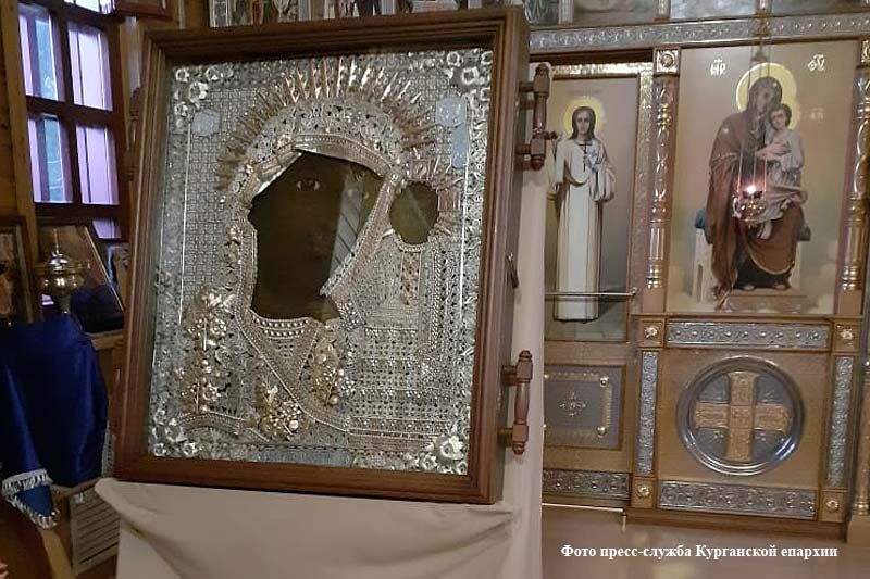 Чимеевской иконе Божией Матери сделали новую ризу