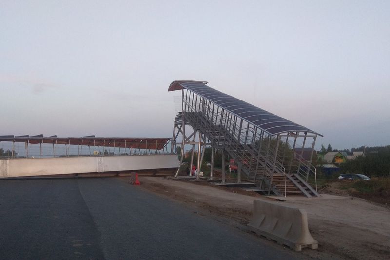 В ГИБДД рассказали об обстоятельствах обрушения надземного перехода на трассе «Курган — Челябинск»