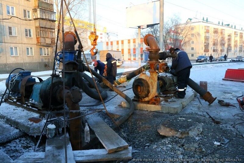 Модернизация коллектора на улице Куйбышева в Кургане займет два года