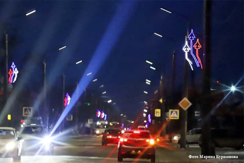 В Кургане из-за непогоды нарушена работа линий наружного освещения