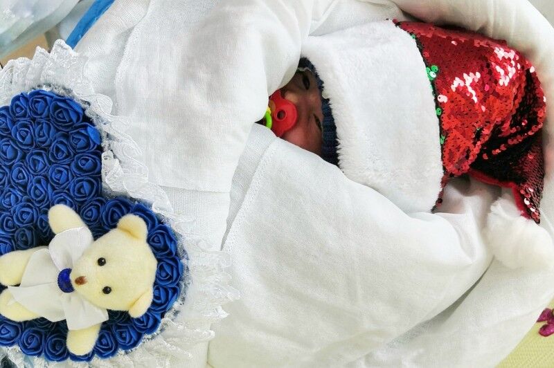 Первым в 2021 году в курганском перинатальном центре на свет появился мальчик в 0 часов 27 минут