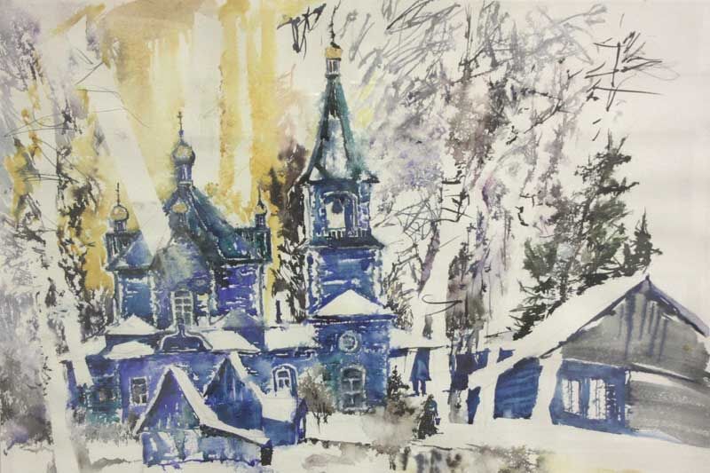 Акварелями курганской художницы Ольги Луцко проиллюстрировали календарь