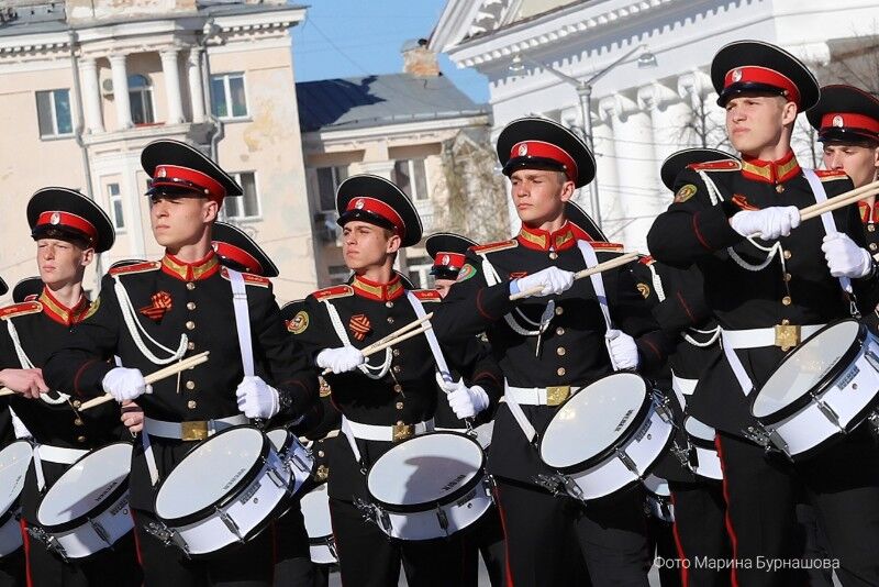 В Кургане прошла генеральная репетиция парада ко Дню Победы