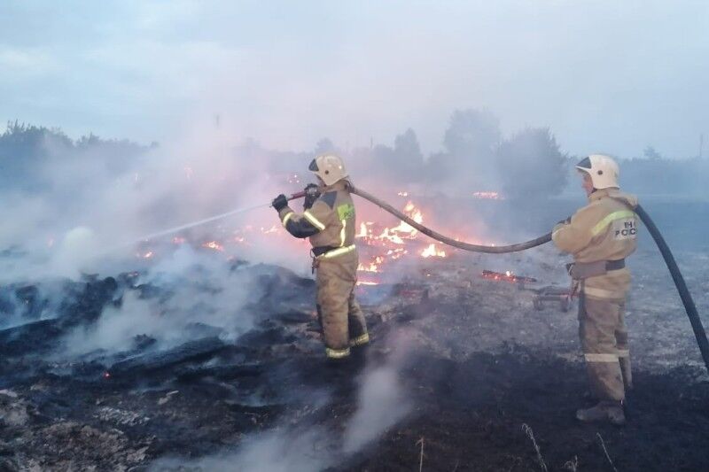 В Далматовском и Катайском районах обострилась обстановка с природными пожарами