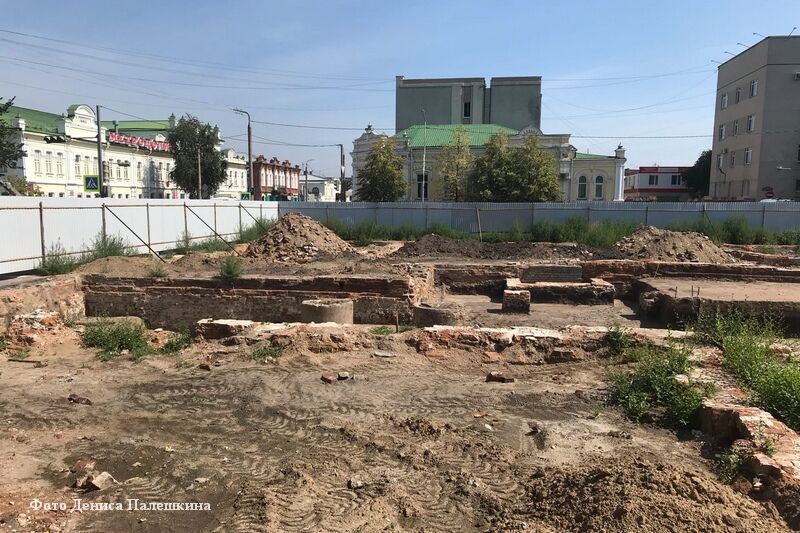 В центре Кургана ведутся археологические раскопки