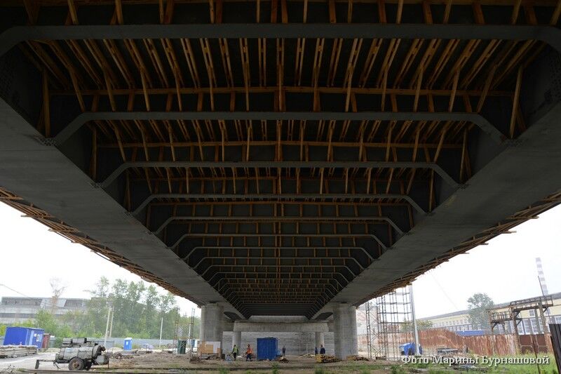 В Кургане мост ЖБИ готов на 83%