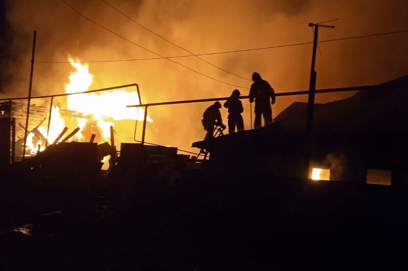 В Курганской области при пожаре погибла женщина