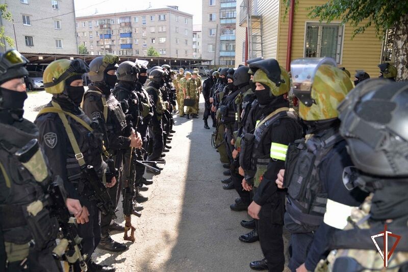 Бойцы курганской Росгвардии завершили участие во Всероссийских учениях и вернулись домой