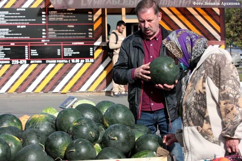 В Кургане с 1 мая начнут продавать фрукты и овощи в палатках