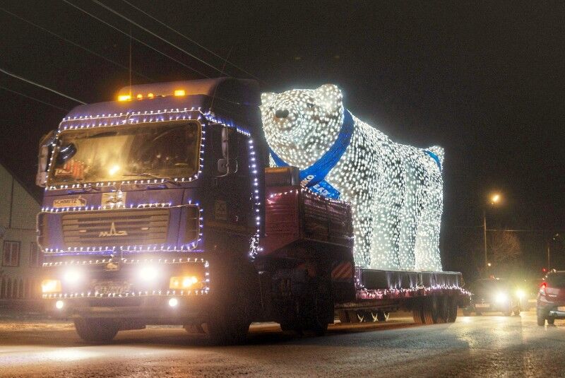 В Кургане появились белые медведи