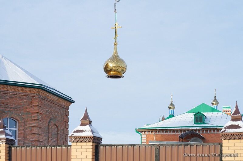 В Курганской области завершается строительство храма в Чимеево на месте сгоревшей церкви