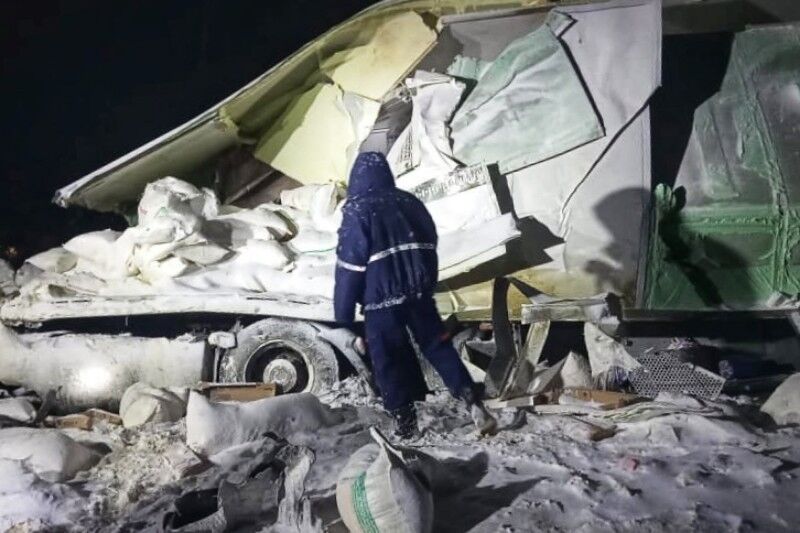 Сегодня ночью в ДТП с участием двух фур погиб водитель